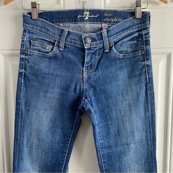 Seven For All Low Rise Lexie Skinny Jeans Size 25 - Picture 3 of 10